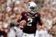 COLLEGE STATION, TX - SEPTEMBER 14: Johnny Manziel #2 of Texas A&M Aggies drops back to pass during the game against the Alabama Crimson Tide at Kyle Field on September 14, 2013 in College Station, Texas. (Photo by Scott Halleran/Getty Images)