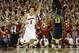 MILWAUKEE, WI - DECEMBER 07: Ben Brust #1 of the Wisconsin Badgers celebrates during the second half of play against the Marquette Golden Eagles at Kohl Center on December 07, 2013 in Madison, Wisconsin. (Photo by Mike McGinnis/Getty Images)
