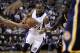Jan 24, 2014; Sacramento, CA, USA; Sacramento Kings guard Marcus Thornton (23) drives the lane in front of Indiana Pacers defenders in the first half of their NBA basketball game at Sleep Train Arena. Mandatory Credit: Lance Iversen-USA TODAY Sports
