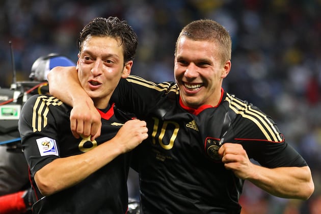 Lukas Podolski-Mesut Ozil Partnership Is Vital in Arsenal's EPL Title Chase