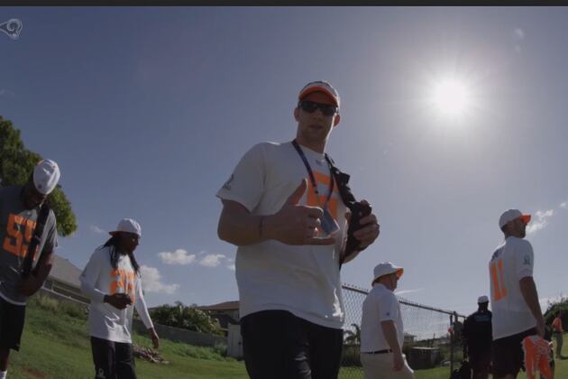 Wired: Johnny Hekker at Pro Bowl Practice
