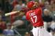 Texas Rangers' Nelson Cruz takes his turn at bat against the Tampa Bay Rays second inning of an American League wild-card tiebreaker baseball game Monday, Sept. 30, 2013, in Arlington, Texas. (AP Photo/Tim Sharp)