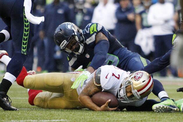 Seahawks' Thomas on Kaepernick: 'That's a Special Player Right There'