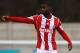 STOKE, ENGLAND - DECEMBER 13: Maurice Edu of Stoke in action during the Barclays U21s Premier League match between Stoke City U21's and Southampton U21's at the Weaver Stadium on December 13, 2013 in Stoke, England. (Photo by Matthew Lewis/Getty Images)