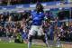 LIVERPOOL, ENGLAND - NOVEMBER 23: Romelu Lukaku of Everton celebrates scoring his team's third goal during the Barclays Premier League match between Everton and Liverpool at Goodison Park on November 23, 2013 in Liverpool, England. (Photo by Alex Livesey/Getty Images)