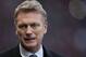 Manchester United's manager David Moyes takes to the touchline before his team's English Premier League soccer match against West Ham United at Old Trafford Stadium, Manchester, England, Saturday Dec. 21, 2013. (AP Photo/Jon Super)