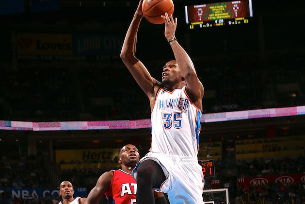 Kevin Durant Caps 11th Straight 30-Point Game with Game-Winner