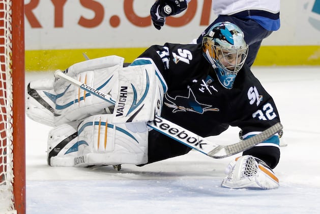 Stalock Sets Sharks' Record for Shutout Streak