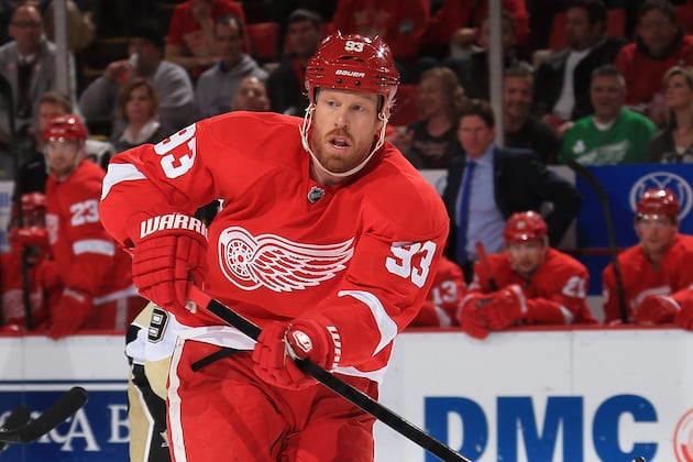 Johan Franzen out Again for Detroit Red Wings