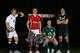 Team captains Chris Robshaw of England, left, Sam Warburton of Wales, second left, Jamie Heaslip of Ireland, second right, and Kelly Brown of Scotland, right, pose with the trophy during a stage managed media opportunity at the launch of the 2013 Six Nations Rugby Union Championship in London, Wednesday, Jan. 23, 2013. The first match takes place on Saturday Feb. 2. (AP Photo/Kirsty Wigglesworth)