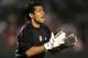 CARSON, CA - JUNE 1: Goal keeper Martin Zuniga #1 of Chivas USA shouts instructions to teammates during action against the Kansas City Wizards June 1, 2005 at the Home Depot Center in Carson, California. The game ended in a 1-1 draw. (Photo by Stephen Dunn/Getty Images)