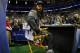 Jan 28, 2014; Newark, NJ, USA; Seattle Seahawks cornerback Richard Sherman (25) speaks to the media during Media Day for Super Bowl XLVIII at Prudential Center. Mandatory Credit: Adam Hunger-USA TODAY Sports