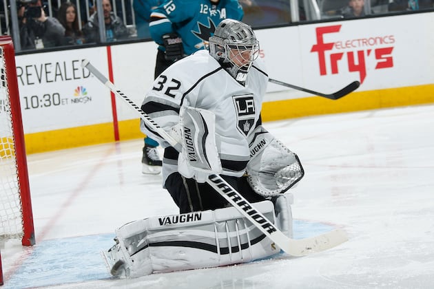 Kings Will Start Jonathan Quick in Goal at Close of 'Brutal' Trip