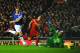 Luis Suarez added the fourth Liverpool goal in the 22nd Merseyside derby