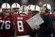 Stanford head coach David Shaw directs his team against Notre Dame during an NCAA college football game on Saturday, Nov. 30, 2013, in Stanford, Calif. (AP Photo/Marcio Jose Sanchez)