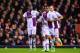 LIVERPOOL, ENGLAND - JANUARY 18: Christian Benteke of Aston Villa celebrates scoring his team's second goal during the Barclays Premier League match between Liverpool and Aston Villa at Anfield on January 18, 2014 in Liverpool, England. (Photo by Michael Regan/Getty Images)