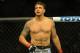 Aug 31, 2013; Milwaukee, WI, USA; Frank Mir gets ready to fight during the UFC-164 bout at BMO Harris Bradley Center. Mandatory Credit: Benny Sieu-USA TODAY Sports