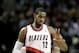 Portland Trail Blazers forward LaMarcus Aldridge is shown during the first half of an NBA basketball game against the Memphis Grizzlies in Portland, Ore., Tuesday, Jan. 28, 2014. (AP Photo/Don Ryan)
