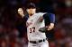 BOSTON, MA - OCTOBER 13: Max Scherzer #37 of the Detroit Tigers pitches against the Boston Red Sox during Game Two of the American League Championship Series at Fenway Park on October 13, 2013 in Boston, Massachusetts. (Photo by Jared Wickerham/Getty Images)