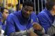 Jan 8, 2014; Gainesville, FL, USA; Florida Gators forward Chris Walker (23) on the bench against the South Carolina Gamecocks during the first half at Stephen C. O'Connell Center. Mandatory Credit: Kim Klement-USA TODAY Sports