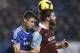 Chelsea's Gary Cahill, left, vies for the ball with West Ham's Andy Carroll during the English Premier League soccer match between Chelsea and West Ham United at Stamford Bridge stadium in London, Wednesday, Jan. 29, 2014. (AP Photo/Kirsty Wigglesworth)