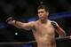 Lyoto Machida Dan Henderson during their UFC 157 light heavyweight mixed martial arts match in Anaheim, Calif., Saturday, Feb. 23, 2013. Machida won by split decision after the third round. (AP Photo/Jae C. Hong)
