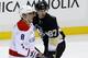 Pittsburgh Penguins' Sidney Crosby (87) and Washington Capitals' Alex Ovechkin (8) skate during an NHL hockey game between the Pittsburgh Penguins and the Washington Capitals in Pittsburgh, Wednesday, Jan. 15, 2014. The Penguins won 4-3.(AP Photo/Gene J. Puskar)