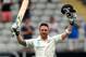 AUCKLAND, NEW ZEALAND - FEBRUARY 07: Brendon McCullum of New Zealand celebrates his 200 run double century during day two of the First Test match between New Zealand and India at Eden Park on February 7, 2014 in Auckland, New Zealand. (Photo by Phil Walter/Getty Images)