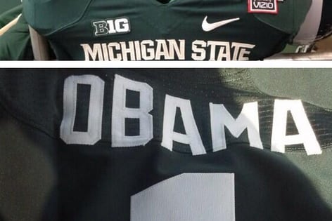 President Barack Obama Adds to His Jersey Collection