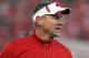 Nov 30, 2013; Madison, WI, USA; Wisconsin Badgers head coach Gary Andersen during the game with Pen State at Camp Randall Stadium. Penn State defeated Wisconsin 31-24. Mandatory Credit: Mary Langenfeld-USA TODAY Sports