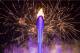 The Olympic flame is lit during the opening ceremony of the 2014 Winter Olympics in Sochi, Russia, Friday, Feb. 7, 2014. (AP Photo/Bernat Armangue)