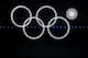 SOCHI, RUSSIA - FEBRUARY 07: Snowflakes transform into four Olympic rings with one failing to form during the Opening Ceremony of the Sochi 2014 Winter Olympics at Fisht Olympic Stadium on February 7, 2014 in Sochi, Russia. (Photo by Bruce Bennett/Getty Images)