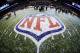 The field and NFL logo are covered with confetti after the NFL Super Bowl XLVIII football game between the Seattle Seahawks and the Denver Broncos Sunday, Feb. 2, 2014, in East Rutherford, N.J. The Seahawks won 43-8. (AP Photo/Mark Humphrey)
