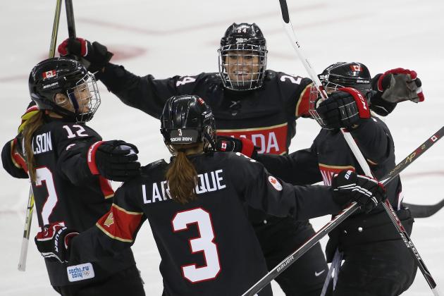 Canada vs. Switzerland Women's Hockey: Score and Recap from 2014 Winter Olympics