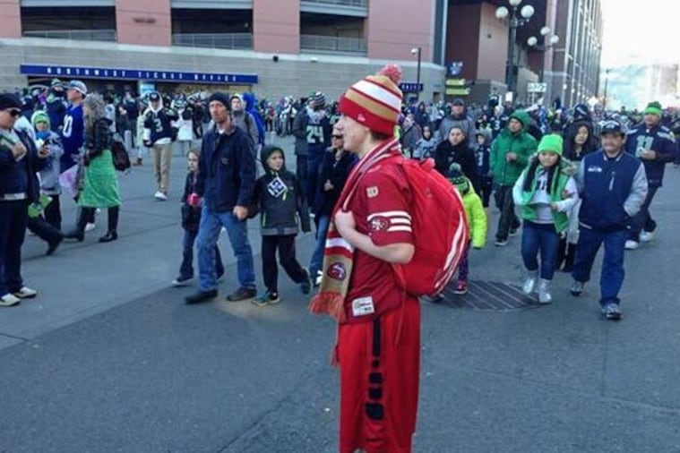 49ers Fan at Seahawks Parade Ends Up Bringing Both Sides Together