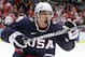USA's Zach Parise (9) reacts after scoring a goal in the third period of the men's gold medal ice hockey game against Canada at the Vancouver 2010 Olympics in Vancouver, British Columbia, Sunday, Feb. 28, 2010. (AP Photo/Gene J. Puskar)