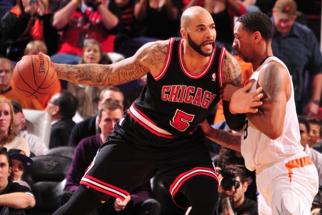 Bulls' Boozer Day to Day with Strained Calf
