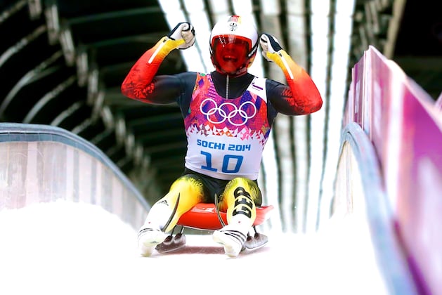 Luge Medal Results and Times from Olympics 2014 Men's Singles