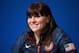 SOCHI, RUSSIA - FEBRUARY 06: Heather Richardson of the USA speed skating team speaks at a press conference ahead of the Sochi 2014 Winter Olympics at the Main Press Center (MPC) on February 6, 2014 in Sochi, Russia. (Photo by Quinn Rooney/Getty Images)