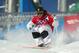 SOCHI, RUSSIA - FEBRUARY 07: Alex Bilodeau of Canada practices during the Men's and Ladies Moguls official training session ahead of the the Sochi 2014 Winter Olympics at Rosa Khutor Extreme Park on February 7, 2014 in Sochi, Russia. (Photo by Mike Ehrmann/Getty Images)