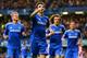 LONDON, ENGLAND - JANUARY 26: Oscar of Chelsea celebrates scoring the first goal during the FA Cup Fourth Round between Chelsea and Stoke City at Stamford Bridge on January 26, 2014 in London, England. (Photo by Ian Walton/Getty Images)