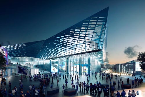 Lexington Mayor Jim Gray Unveils Designs for Renovated Rupp Arena