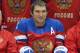 SOCHI, RUSSIA - FEBRUARY 10: (L-R) Alex Ovechkin #8, Head coach Zinetula Bilyaletdinov, and Pavel Datsyuk #13 of the Russian Federation pose during a team photo session on day three of the Sochi 2014 Winter Olympics at Bolshoy Arena on February 10, 2014 in Sochi, Russia. (Photo by Bruce Bennett/Getty Images)