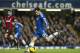 Chelsea's Eden Hazard tries to score against West Bromwich Albion, during their English Premier League soccer match, at the Stamford Bridge stadium in London, Saturday, Nov. 9, 2013. (AP Photo/Bogdan Maran)