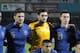 France's team line up, back from left to right, Eric Abidal, France's Olivier Giroud, Hugo Lloris, Laurent Koscielny, Bacary Sagna, Paul Pogba, front from left to right, Gael Clichy, Franck Ribery, Mathieu Valbuena, Blaise Matuidi, Dimitri Payet, during their World Cup Group I, qualifying soccer match in Gomel, Belarus, Tuesday, Sept. 10, 2013. (AP Photo/Sergei Grits)