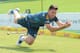 PRETORIA, SOUTH AFRICA - FEBRUARY 10: Graeme Smith of South Africa in action during the South African national cricket team training session and press conference at SuperSport Park on February 10, 2014 in Pretoria, South Africa. (Photo by Lee Warren/Gallo Images/Getty Images)