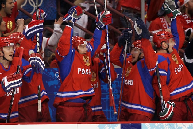Russians 'Show We Are One Team' with Mass Press Conference