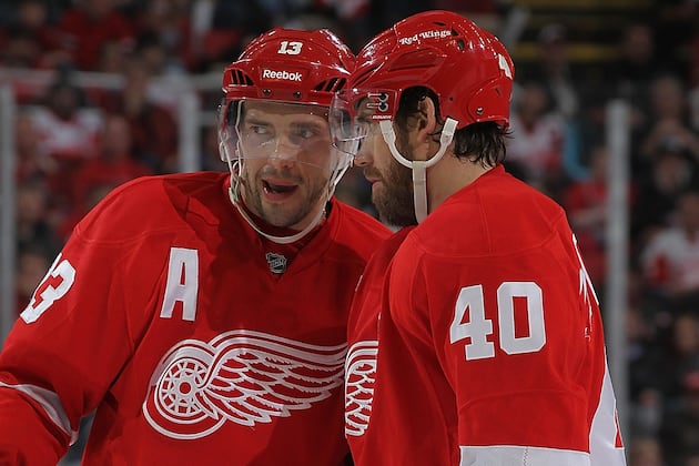 Datsyuk Not Concerned About His Injury, Zetterberg Is