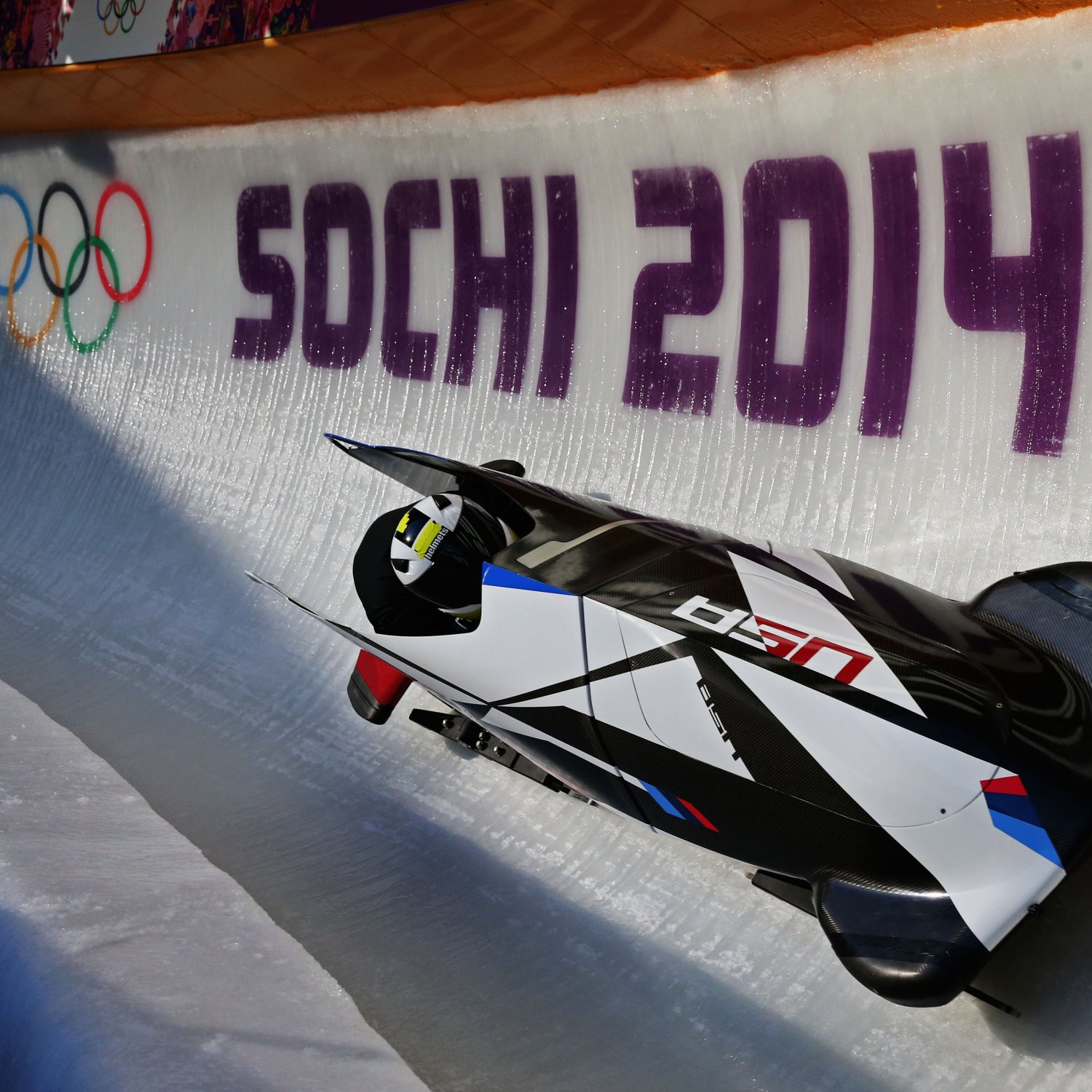 Fast, Faster, Fastest Stunning GoPro of Olympic Bobsledding Bleacher