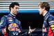 Daniel Ricciardo talks shop with his new teammate at Jerez.